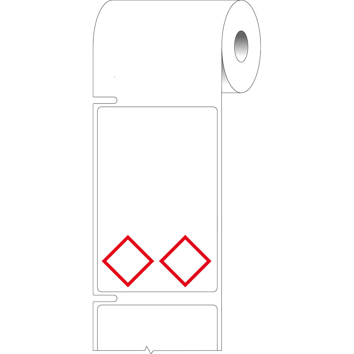 Brady THTCLP-S-L2-7594-2 Pre-printed Benchtop printer labels for CLP-GHS hazardous substances 622272