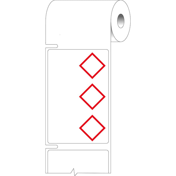 Brady THTCLP-S-L3B-7610-2 Pre-printed Benchtop printer labels for CLP-GHS hazardous substances 622280