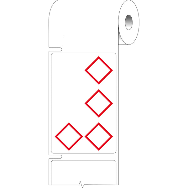 Brady THTCLP-S-L4A-7594-2 Pre-printed Benchtop printer labels for CLP-GHS hazardous substances 622275