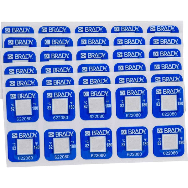 Brady TIL-1-82C/180F Irreversible Temperature Indicating Labels - 1 Level Maintenance 622080