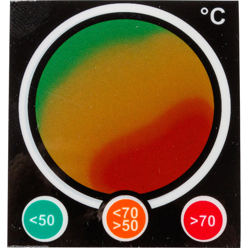 Brady TIL-10-50C-70C Reversible Temperature Indicating Labels - 3 Level 195842
