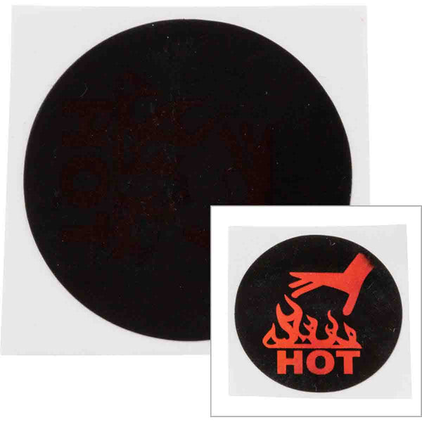Brady TIL-12-50C-DIA Reversible Temperature Indicating Labels - Hot 195844