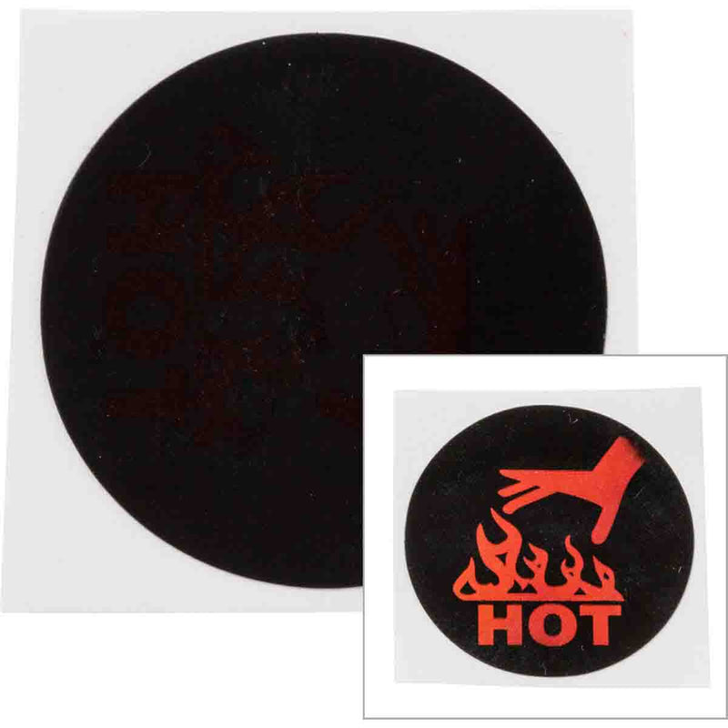 Brady TIL-12-50C-DIA Reversible Temperature Indicating Labels - Hot 195844