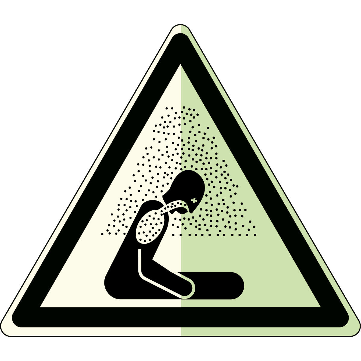 Brady W/W041/Nt-Alu-Pholumc-Tri150/1-B Warning; Asphyxiating atmosphere 196012
