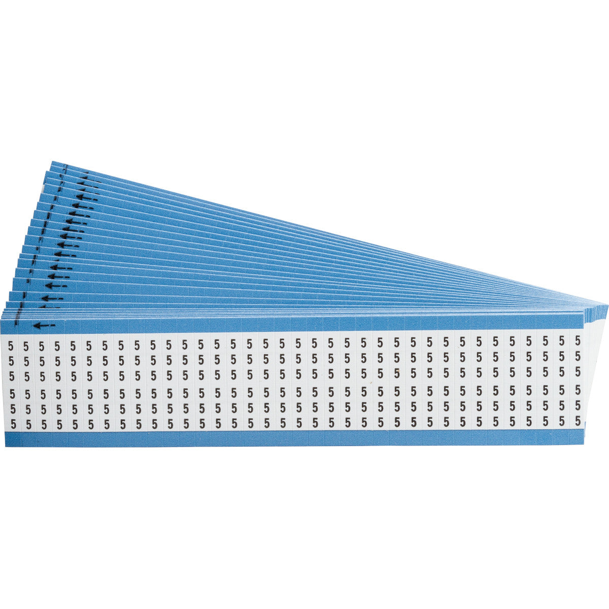 Brady WM-5-PK Wire Marker Cards - Solid Numbers 112225