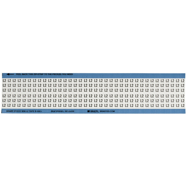 Brady WM-L2-PK Wire Marker Cards - Conduit Markers 112428