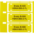 Brady HSNX-800-2-YL BradyTag Thermal & Dot Matrix Printable Tags 106288