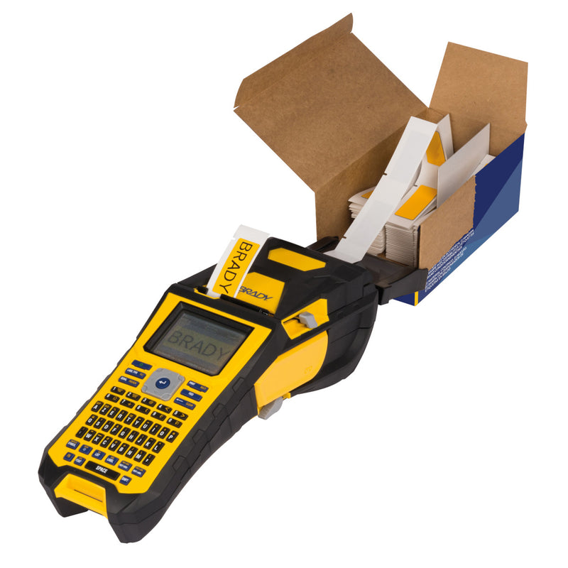 Brady M6-08-7593-YL Engraved Plate Replacement Labels for M611 and M610 312041