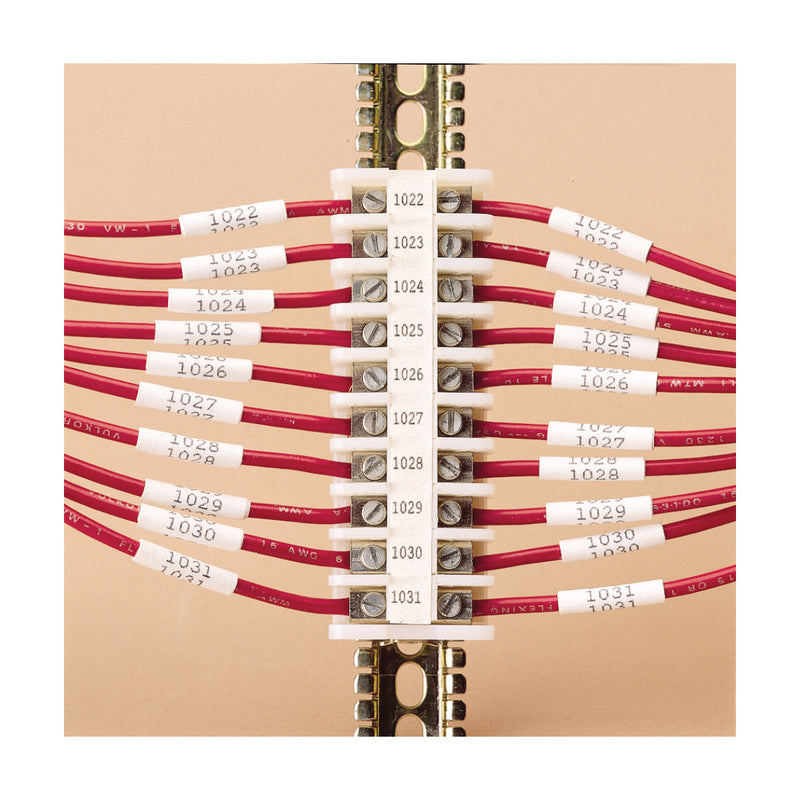 Brady M6-500-175-342-WT PermaSleeve Heat-Shrink Labels for M610, M611, BMP61, M710 (with media adapter) and BMP71 (with media adapter) 173668