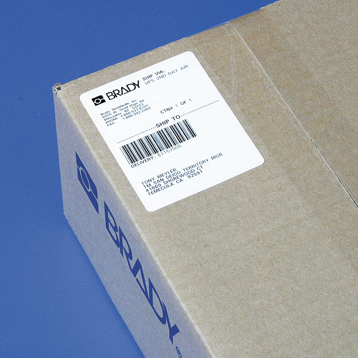 Brady B30-242-595-BLNKWT Outdoor Grade Vinyl Labels For Bbp3X/S3Xxx/I3300 Printers 142196