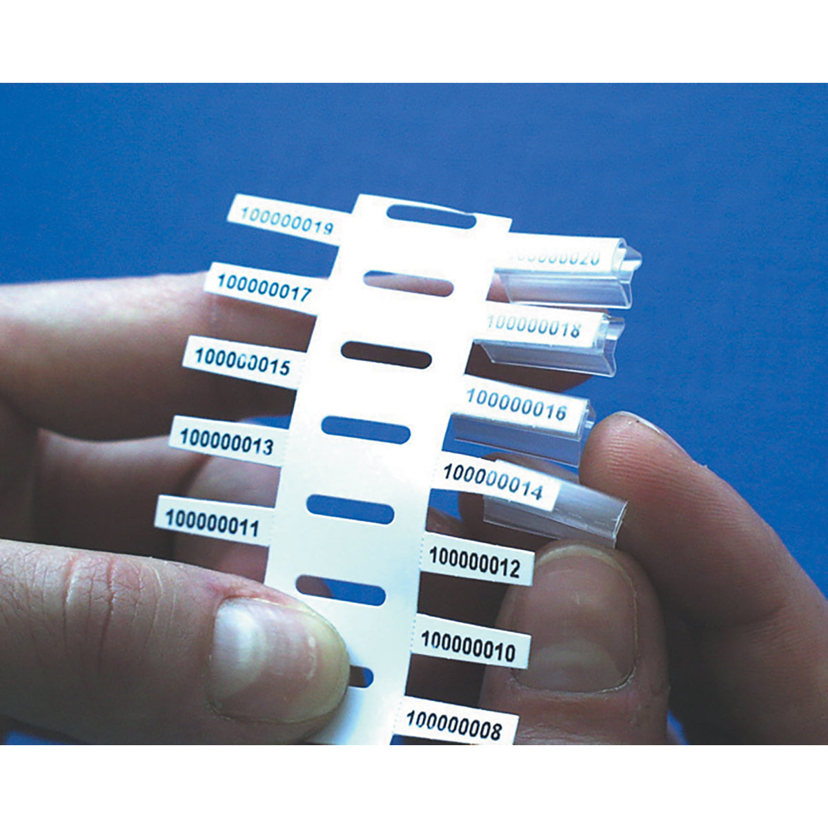 Brady BPT-111U-7596 Thermal Transfer Printable DuraSleeve Wire Marking Inserts 217041