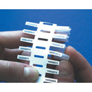 Brady THTRDS-10x4,4-7697-WT Thermal Transfer Printable Rigid DuraSleeve Wire Marking Inserts 198733
