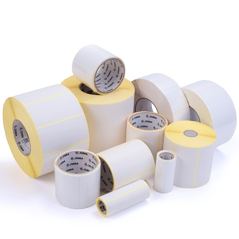 3003245-1 White Zebra Z-Perform 1000D 148 x 210mm Direct Thermal Paper Label, Uncoated, Permanent Adhesive, 76mm Core