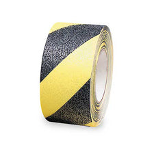 Brady Antiskid Striped Tape 50mmx18M Striped Anti-Skid Tape - Black / Yellow 078147