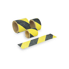 Brady Antiskid Striped Tape 75mmx18M Striped Anti-Skid Tape - Black / Yellow 078148