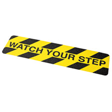 Brady Antiskid Diecut Cleat Watch Your Step Anti-Skid Tape/Hazard Marking Die-Cut Cleats - Watch your step 078163