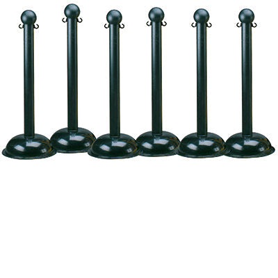 Brady Bradylink Warning Post Solid Black -Pac Bradylink Warning Posts 092119