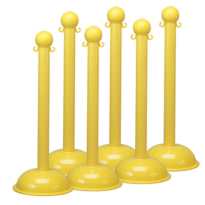 Brady Bradylink Warning Post Solid Yellow-Pac Bradylink Warning Posts 092121