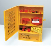 Brady Combo Lo & Lock Box Station, No Locks Combined Lockout & Lock Box Station w/ Components 099708