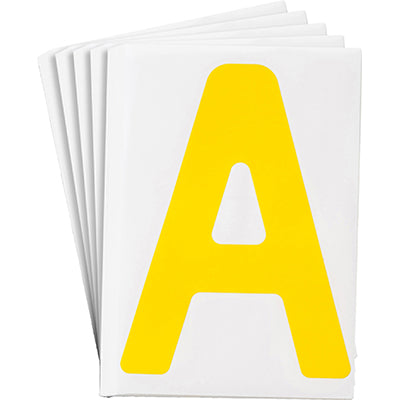 Brady Ts-152.40-514-A-Yl-20 ToughStripe Die-cut Numbers & Letters 121696