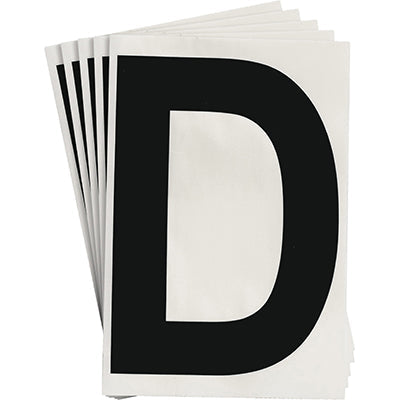 Brady Ts-152.40-514-D-Bk-20 ToughStripe Die-cut Numbers & Letters 121709