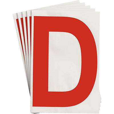 Brady Ts-152.40-514-D-Rd-20 ToughStripe Die-cut Numbers & Letters 121711