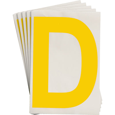 Brady Ts-152.40-514-D-Yl-20 ToughStripe Die-cut Numbers & Letters 121714