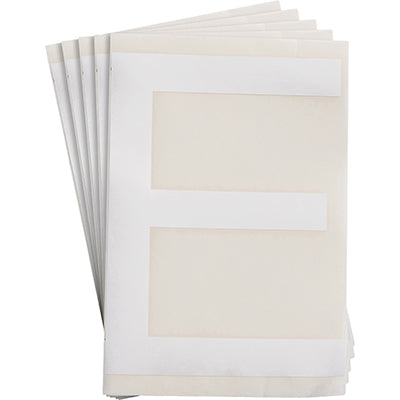 Brady Ts-152.40-514-E-Wt-20 ToughStripe Die-cut Numbers & Letters 121716