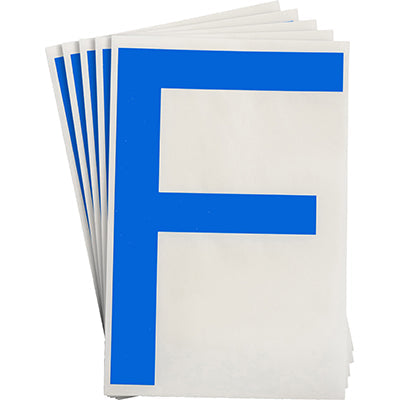 Brady Ts-152.40-514-F-Bl-20 ToughStripe Die-cut Numbers & Letters 121725