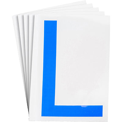Brady Ts-152.40-514-L-Bl-20 ToughStripe Die-cut Numbers & Letters 121761