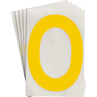 Brady Ts-152.40-514-O-Yl-20 ToughStripe Die-cut Numbers & Letters 121780
