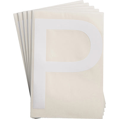 Brady Ts-152.40-514-P-Wt-20 ToughStripe Die-cut Numbers & Letters 121782