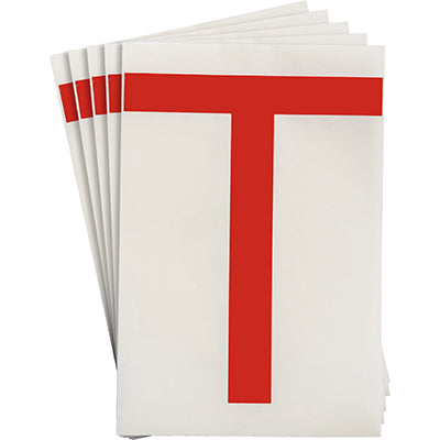 Brady Ts-152.40-514-T-Rd-20 ToughStripe Die-cut Numbers & Letters 121807