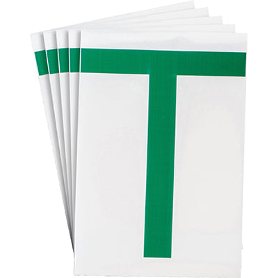 Brady Ts-152.40-514-T-Gn-20 ToughStripe Die-cut Numbers & Letters 121808