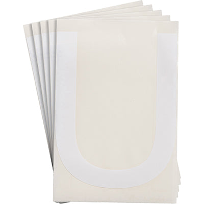 Brady Ts-152.40-514-U-Wt-20 ToughStripe Die-cut Numbers & Letters 121812