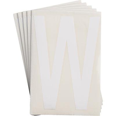 Brady Ts-152.40-514-W-Wt-20 ToughStripe Die-cut Numbers & Letters 121824