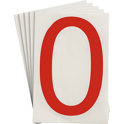 Brady Ts-152.40-514-0-Rd-20 ToughStripe Die-cut Numbers & Letters 121849