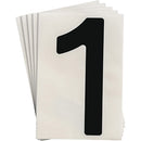 Brady Ts-152.40-514-1-Bk-20 ToughStripe Die-cut Numbers & Letters 121853