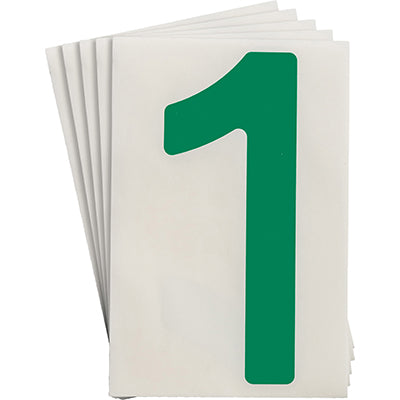 Brady Ts-152.40-514-1-Gn-20 ToughStripe Die-cut Numbers & Letters 121856