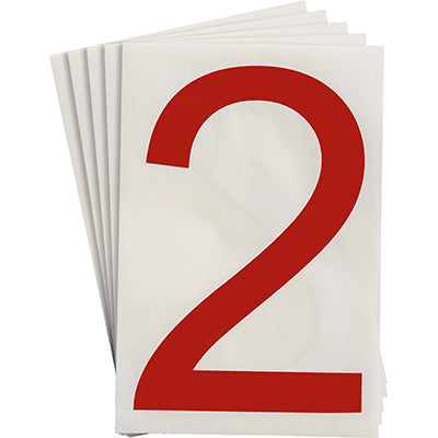 Brady Ts-152.40-514-2-Rd-20 ToughStripe Die-cut Numbers & Letters 121861