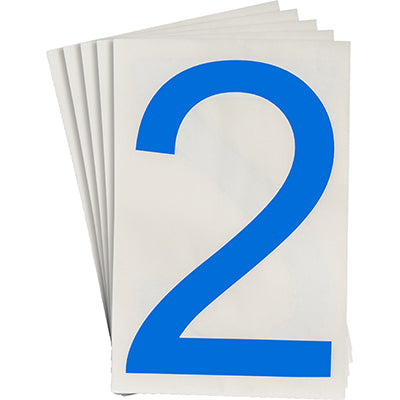 Brady Ts-152.40-514-2-Bl-20 ToughStripe Die-cut Numbers & Letters 121863