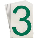 Brady Ts-152.40-514-3-Gn-20 ToughStripe Die-cut Numbers & Letters 121868