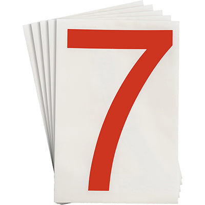 Brady Ts-152.40-514-7-Rd-20 ToughStripe Die-cut Numbers & Letters 121891