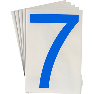 Brady Ts-152.40-514-7-Bl-20 ToughStripe Die-cut Numbers & Letters 121893
