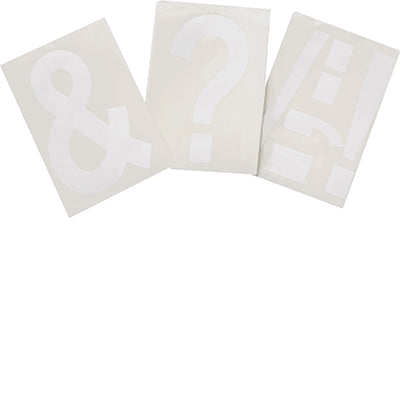Brady Ts-152.40-514-Punc-Wt-20 ToughStripe Die-cut  Assorted Punctuation 121908