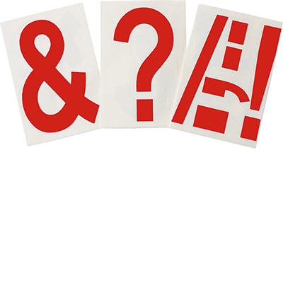Brady Ts-152.40-514-Punc-Rd-20 ToughStripe Die-cut  Assorted Punctuation 121909