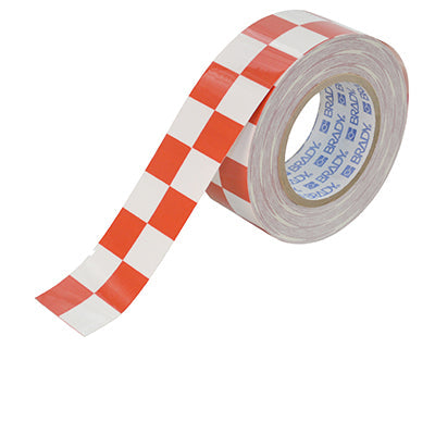 Brady Ts-50.80-514-Rd/Wt-Chk-Rl ToughStripe Floor Marking Tape 121916