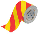 Brady Ts-101.60-514-Rd/Yl-Str-Rl ToughStripe Floor Marking Tape 132432