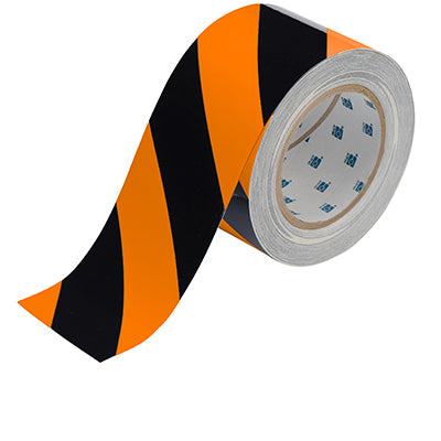Brady Ts-76.20-514-Or/Bk-Str-Rl ToughStripe Floor Marking Tape 132434
