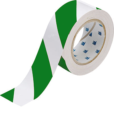 Brady Ts-50.80-514-Gn/Wt-Str-Rl ToughStripe Floor Marking Tape 132436